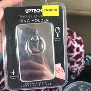 Phone mirror ring holder